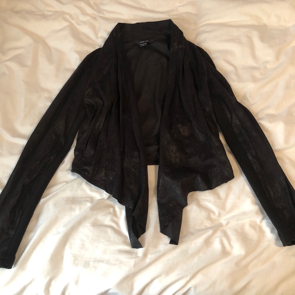 Paper Tree Black Suede Jacket